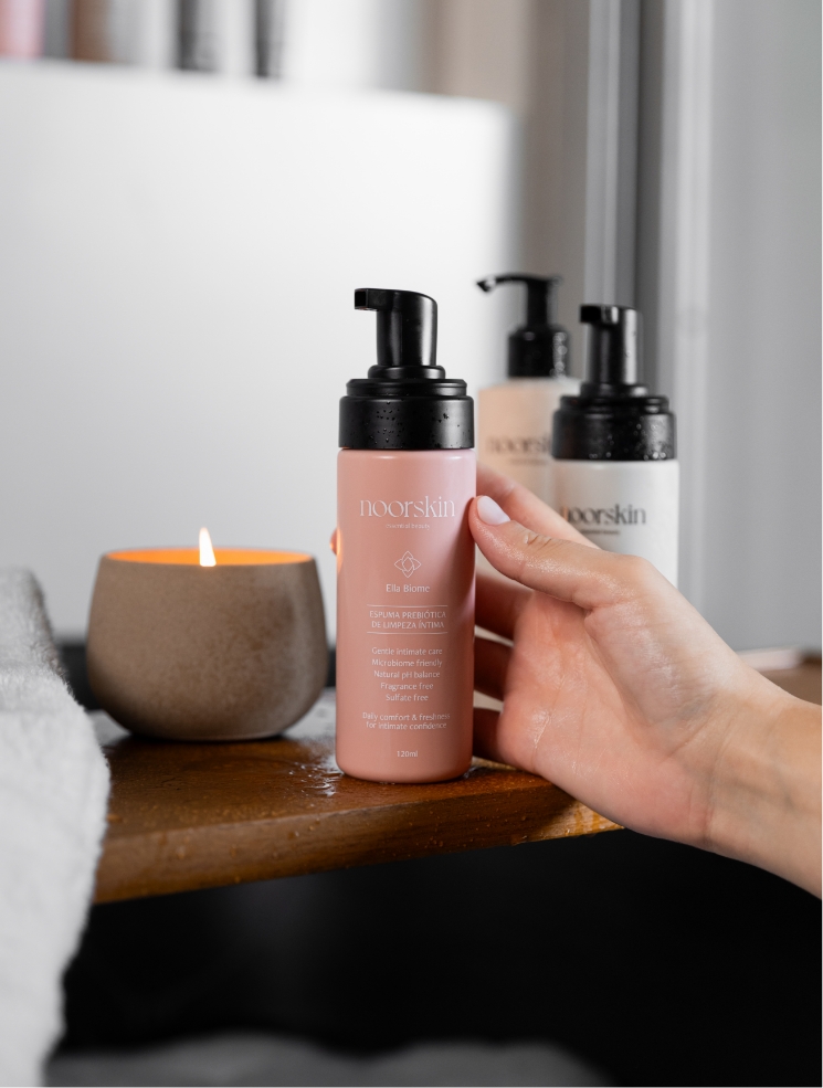 Linha de produtos Noorskin com enfaze no Ella Biome