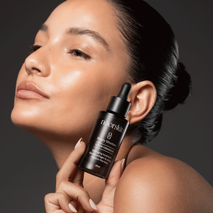 Gif de produtos noorskin e a beleza a favor da sua saúde.