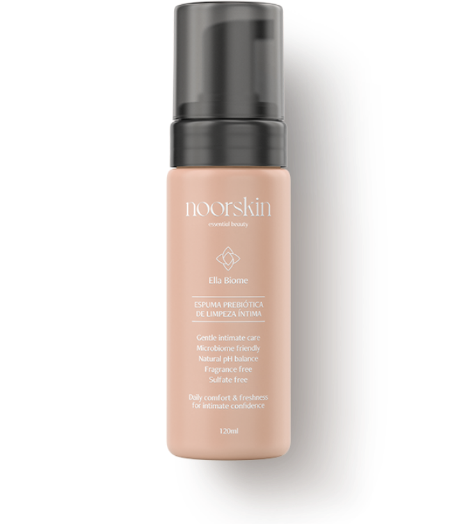 Ella Biome Espuma prebiótica de limpeza íntima