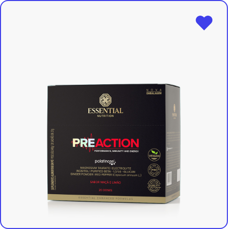 Produto Essential Nutrition Pre-Action sabor maçã