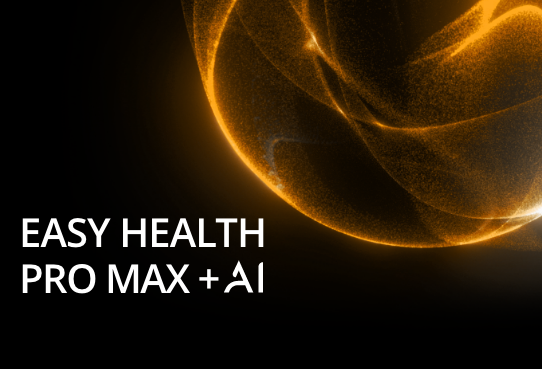 Imagem do produto Easy Health Pro Max com tecnologia de inteligência artificial.
