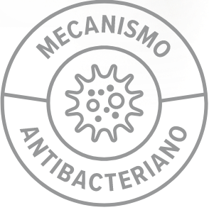 Logotipo do mecanismo Anti-Bacteriano, simbolizando soluções inovadoras para proteção antibacteriana e higiene.
